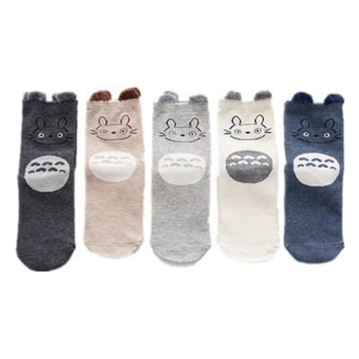 Stevvex baby socks 5-pair 100% cotton unisex with cartoon faces in gray beige ivory navy on Tampa Home & Garden Store