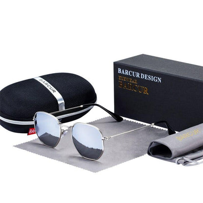 Stevvex retro reflective sunglasses with stainless steel frame UV400 protection on Tampa Home & Garden Store