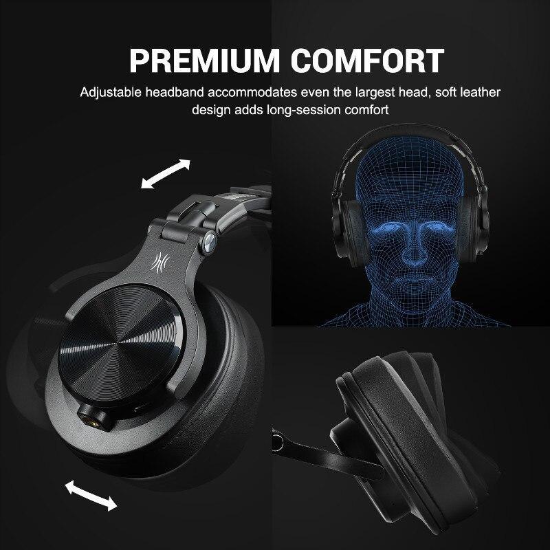 Stevvex over-ear Bluetooth headphones black brushed-metal earcups adjustable headband on Tampa Home & Garden Store