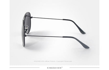 Sunglasses Stevvex black polarized aviator unisex retro classic on Tampa Home & Garden Store