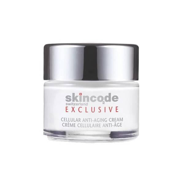 Face cream: Skincode Cellular Anti-Aging Cream jar with silver lid, Beauty Care Bag on Tampa Home & Garden Store