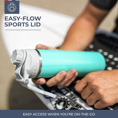 HYDRA™ 22OZ Water Bottle & Silicone Handle - Tampa Home & Garden Store