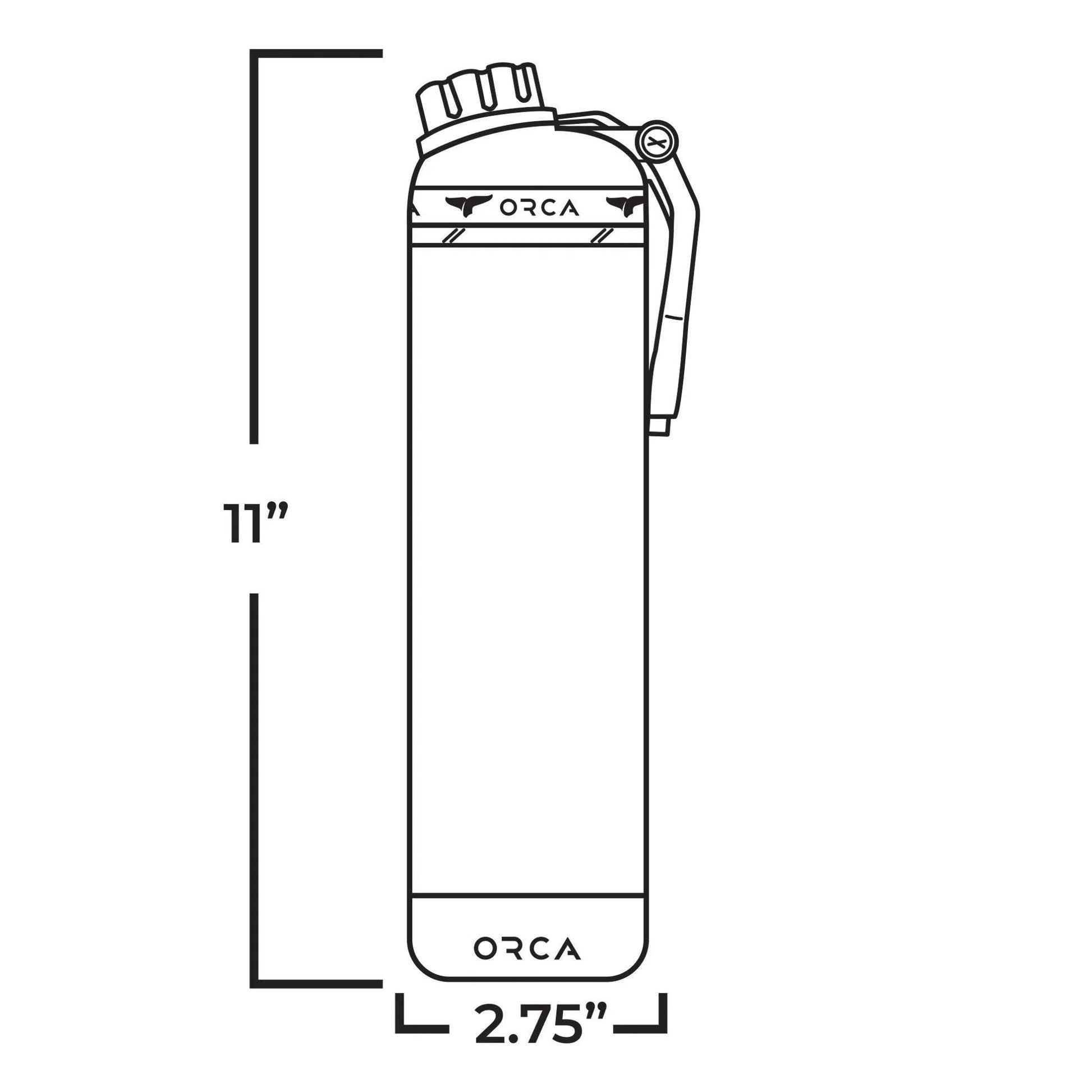 HYDRA™ 22OZ Water Bottle & Silicone Handle - Tampa Home & Garden Store
