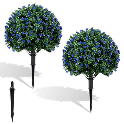 2 Pack Boxwood Topiary Balls for Outdoor Use