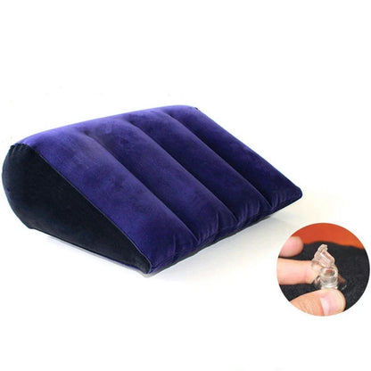Inflatable wedge pillow UpTrend Deals, adjustable purple support cushion with air valve on Tampa Home & Garden Store