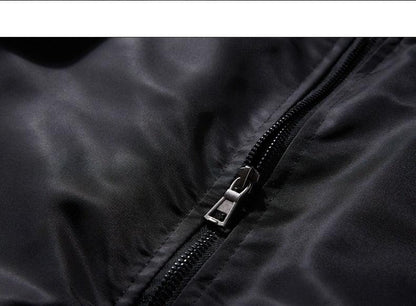 Men's black Stevvex puffer jacket with zip closure on Tampa Home & Garden Store