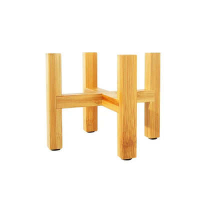Wooden Plant Stand for Home and Garden Decor
