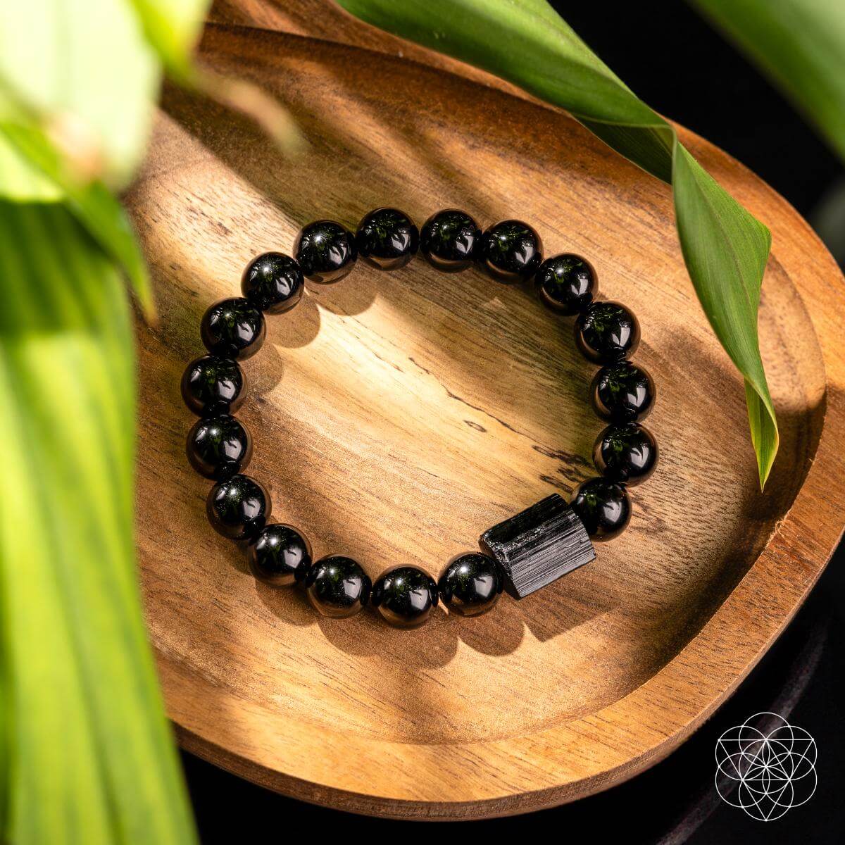 Habit Breaker - Black Obsidian & Tourmaline Bracelet - Tampa Home & Garden Store