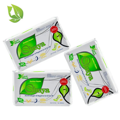 Shuya sanitary napkins 3-pack, 155mm cotton-soft pads, 90 pieces total on Tampa Home & Garden Store