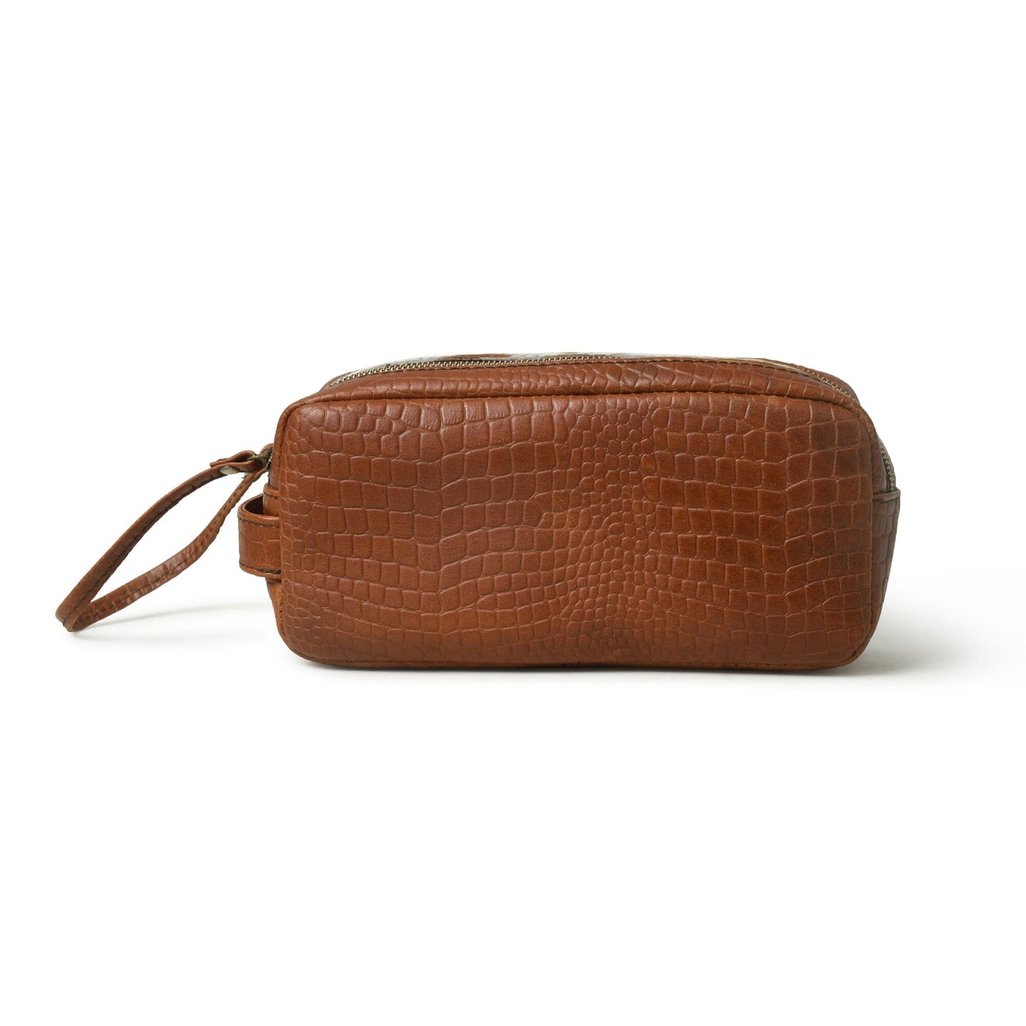 Hairon Croco Leather Toiletry Bag - Tampa Home & Garden Store