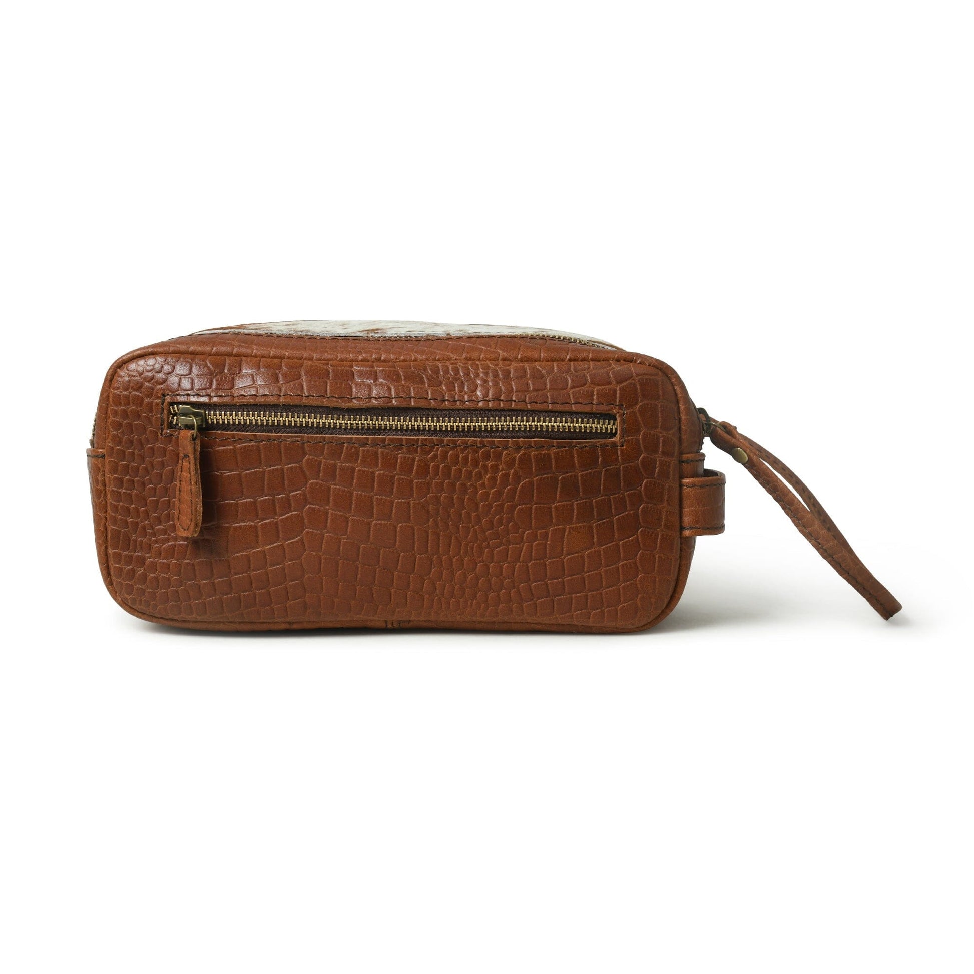 Hairon Croco Leather Toiletry Bag - Tampa Home & Garden Store