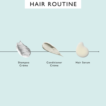 Hair Serum UpCircle fermented rice water and baobab, creamy white serum on pale aqua on Tampa Home & Garden Store