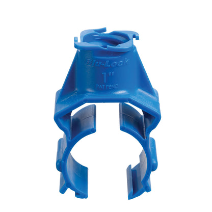 Orbit Blu-Lock 1in saddle with 1/2in barb adapters, blue irrigation connectors, 2-pack on Tampa Home & Garden Store