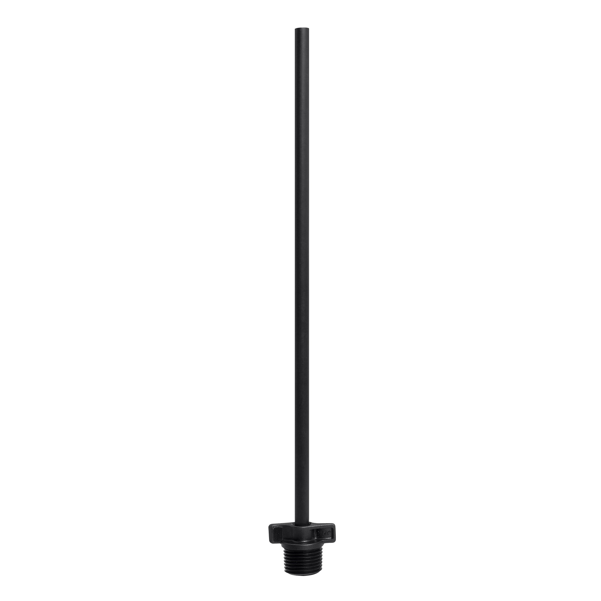 Orbit Irrigation 1/2 in MPT x 12 in drip riser in black with bottom threaded fitting on Tampa Home & Garden Store
