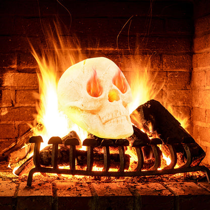 Calavera de Halloween para Fogata - Beige