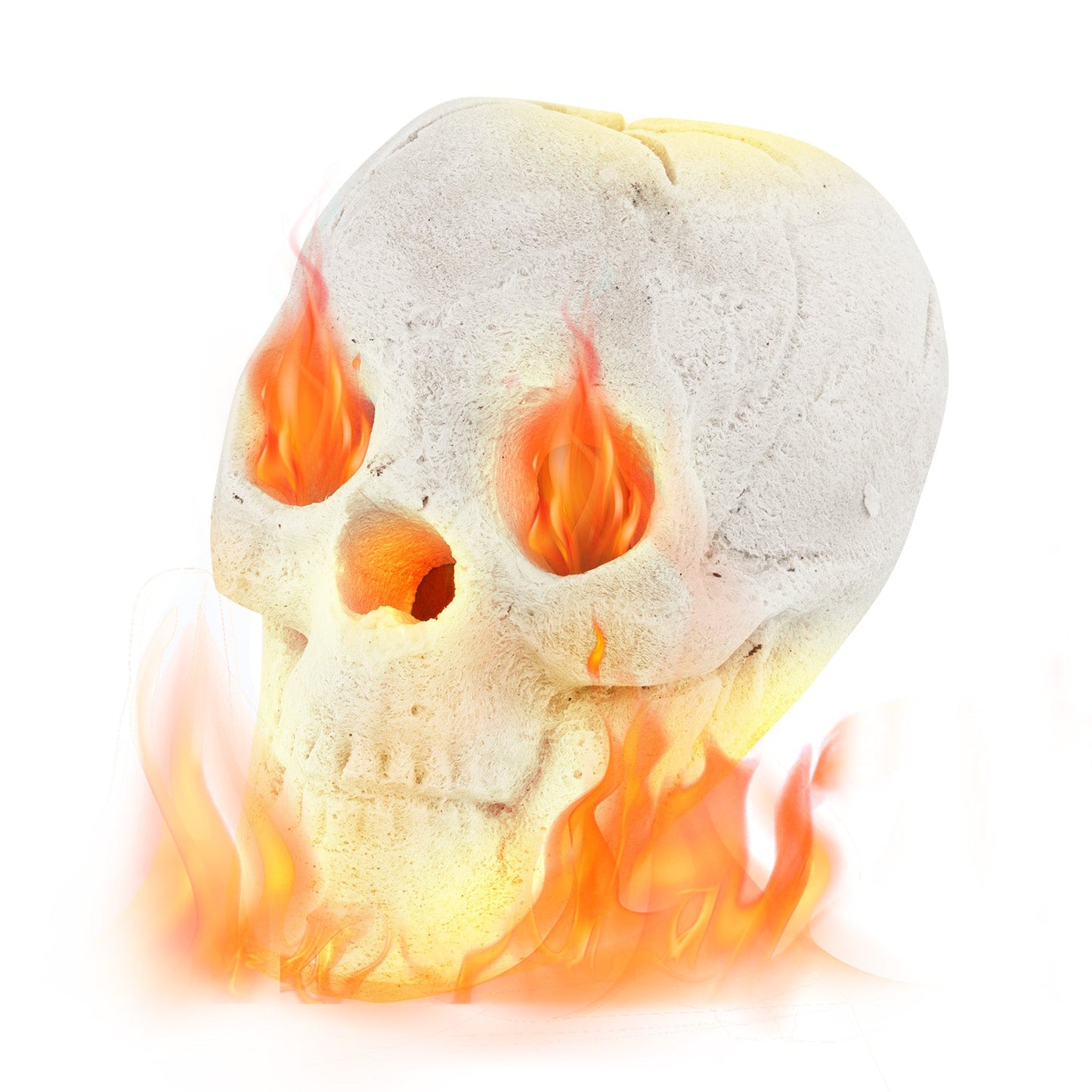 Calavera de Halloween para Fogata - Beige