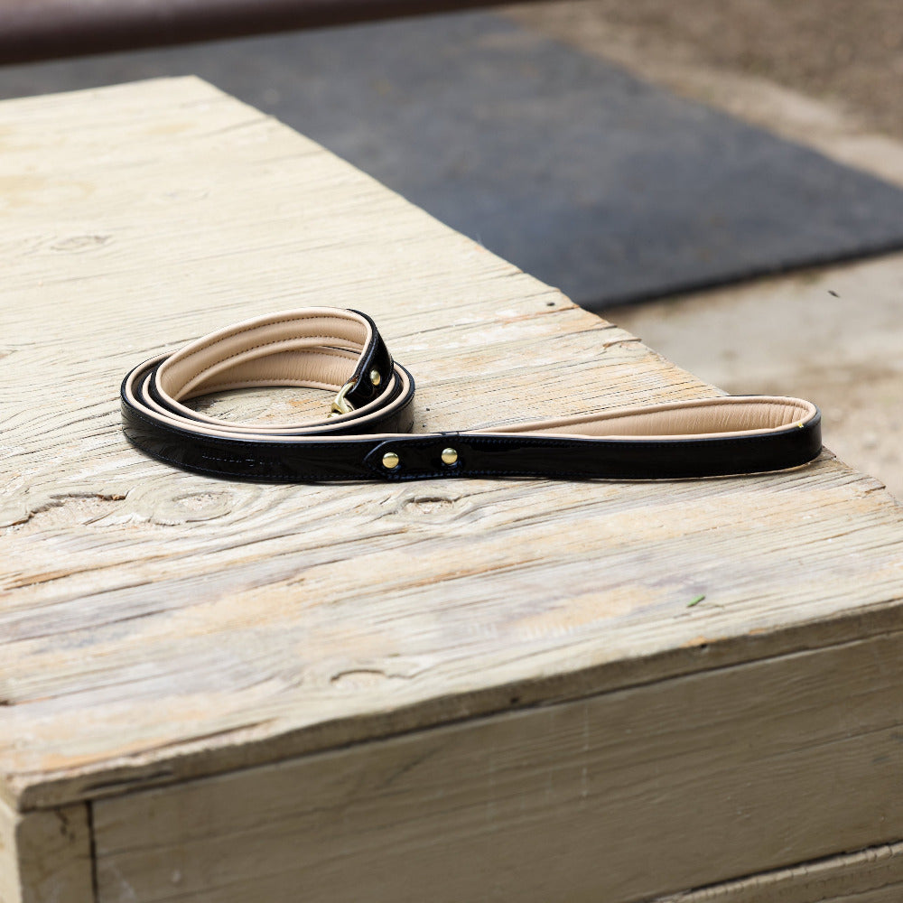 Halter Ego® Black Patent Thea Dog Leash - Tampa Home & Garden Store