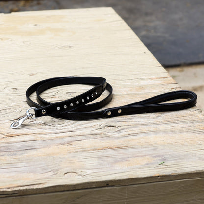 Halter Ego® Celebrity Black Patent Dog Leash - Tampa Home & Garden Store