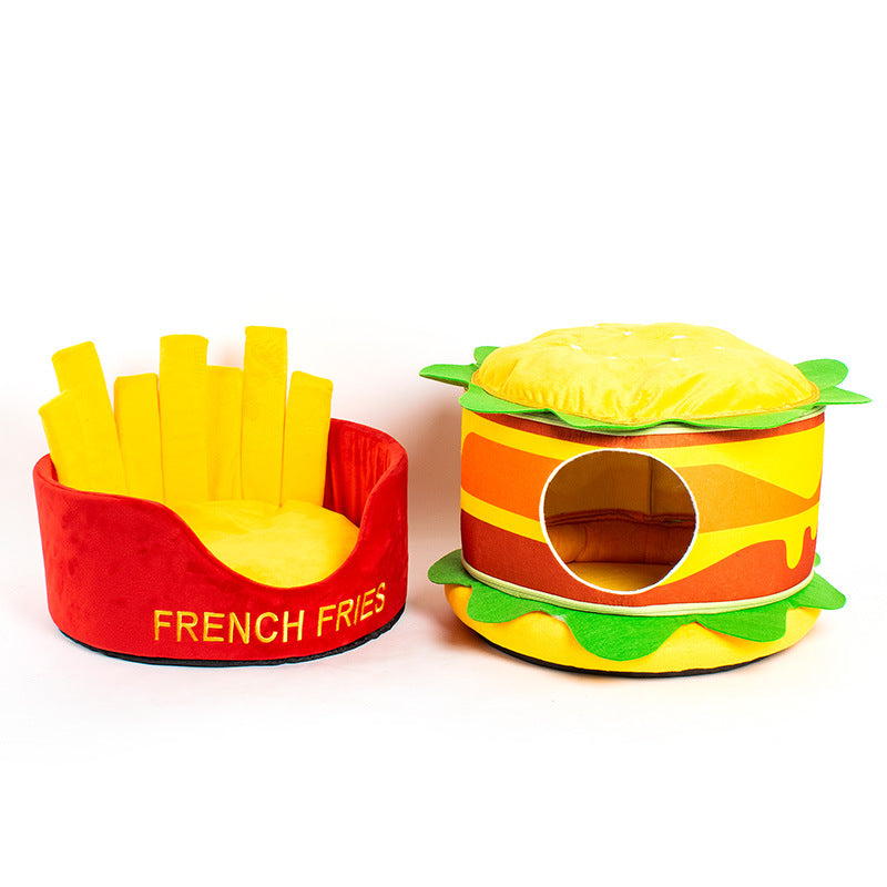 Hamburger French Fries Pet Bed - Tampa Home & Garden Store