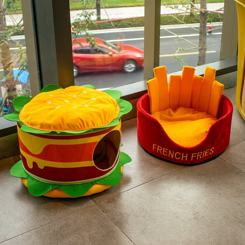 Hamburger French Fries Pet Bed - Tampa Home & Garden Store