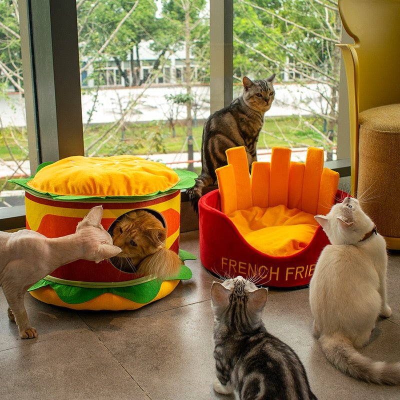 Hamburger French Fries Pet Bed - Tampa Home & Garden Store