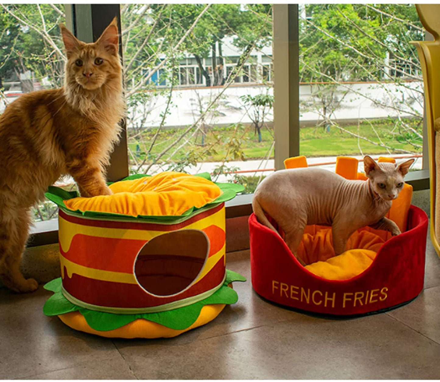 Hamburger French Fries Pet Bed - Tampa Home & Garden Store