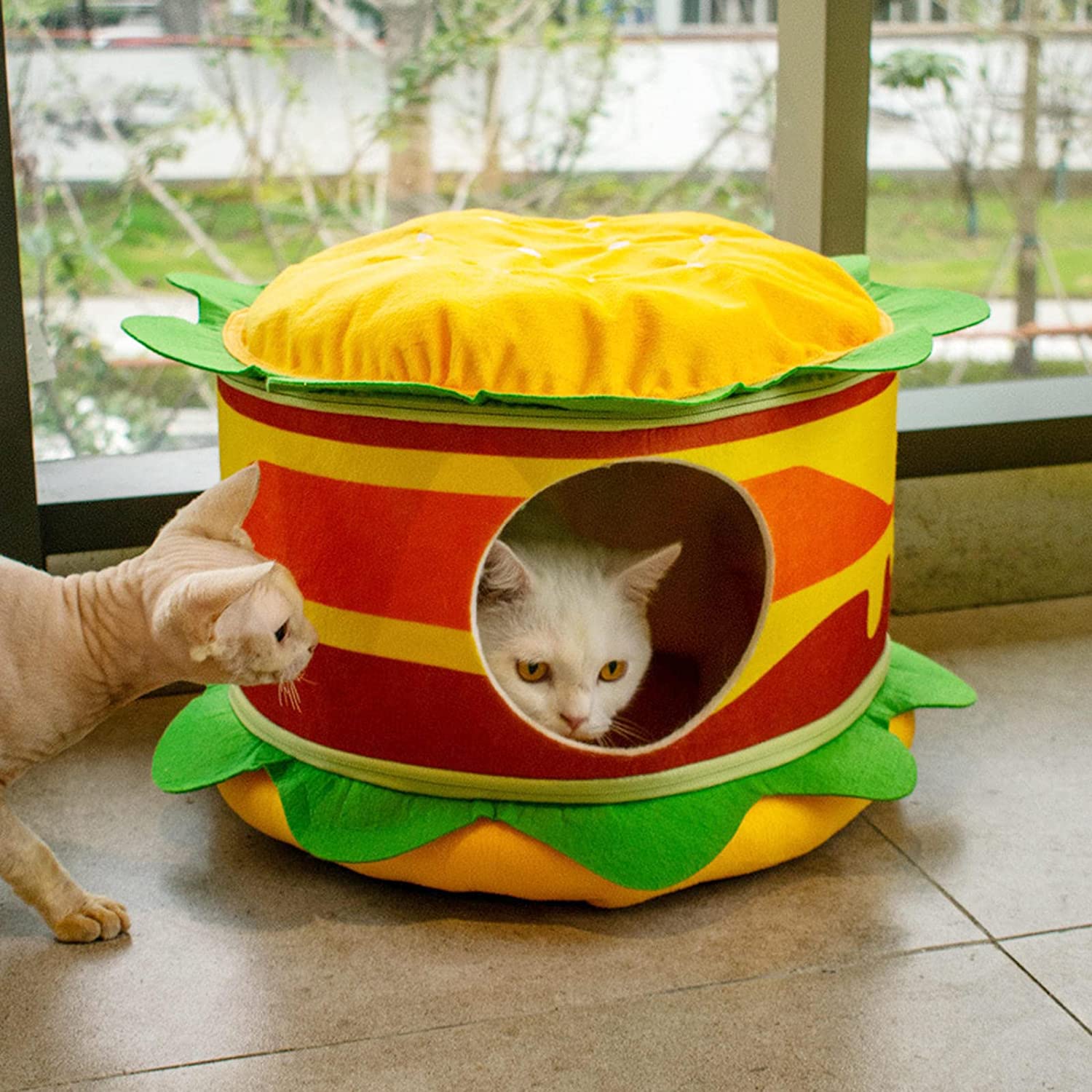 Hamburger French Fries Pet Bed - Tampa Home & Garden Store