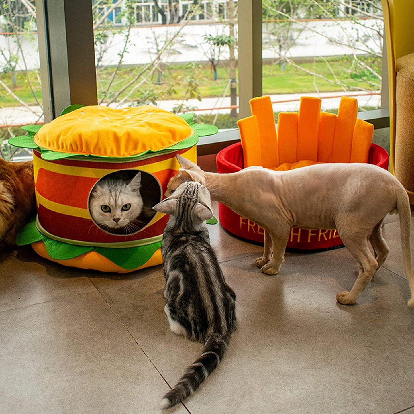 Hamburger French Fries Pet Bed - Tampa Home & Garden Store