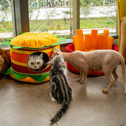 Hamburger French Fries Pet Bed - Tampa Home & Garden Store