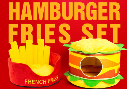 Hamburger French Fries Pet Bed - Tampa Home & Garden Store