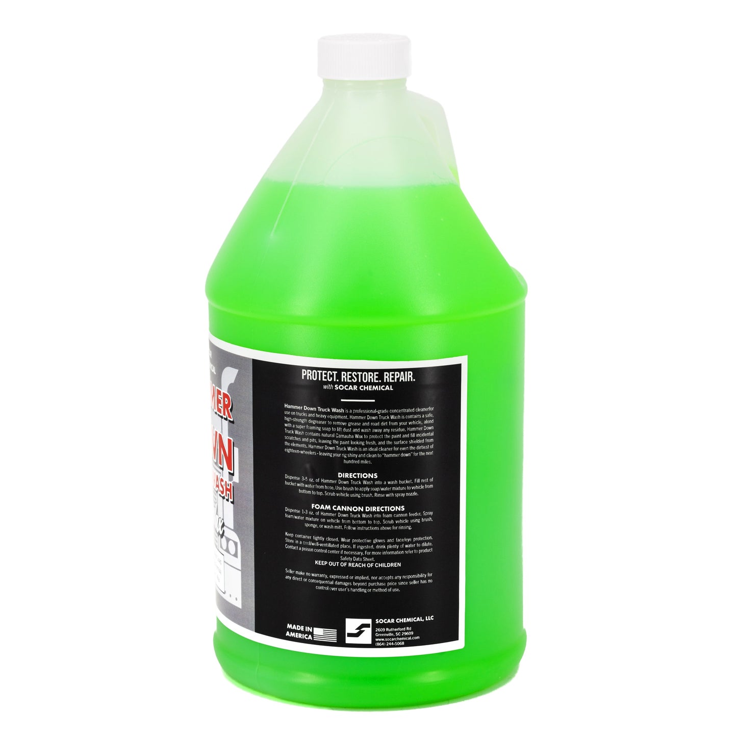 Hammer Down Heavy Duty Truck Wash Soap with Wax - Tampa Home & Garden Store