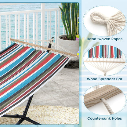 Hammock with Stand and Carrying Case-Multicolor