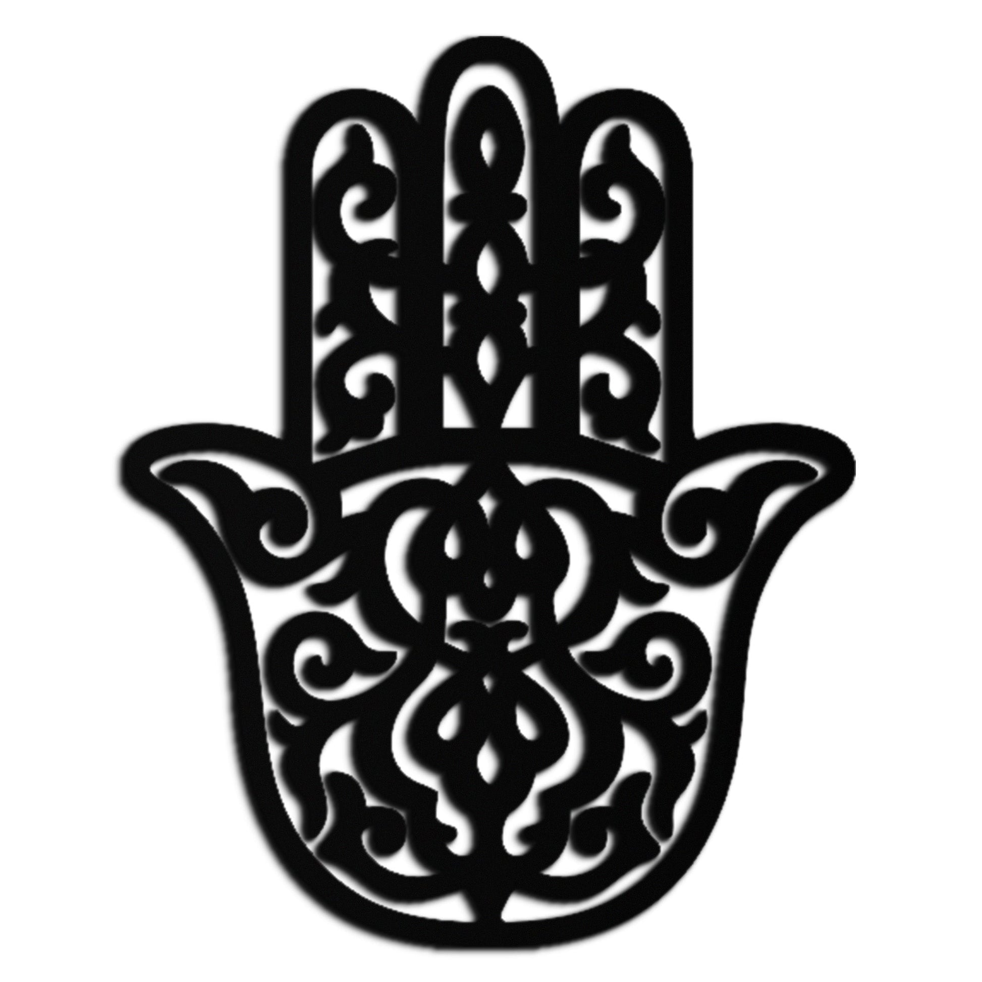 Hamsa Hand Metal Wall Art - Symbolic Protection & Spiritual Home Decor - KAF159 - Tampa Home & Garden Store