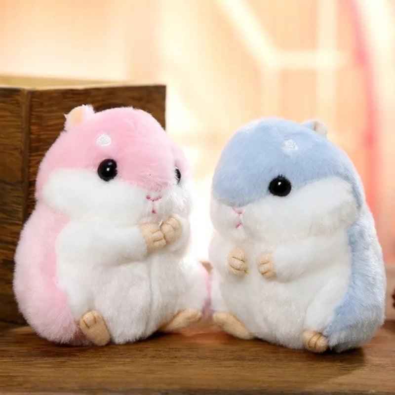 Plush Hamster Backpack Keyring And Bag Charm
