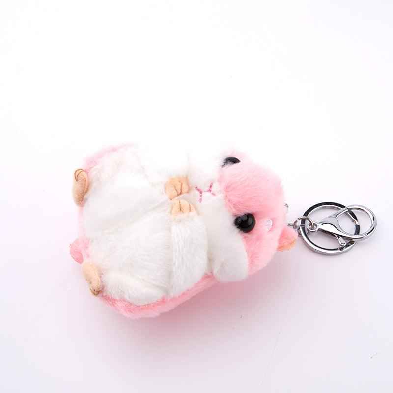 Plush Hamster Backpack Keyring And Bag Charm