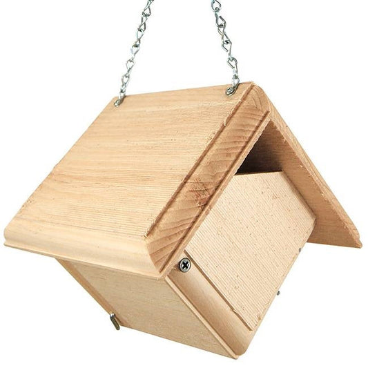 Hand Crafted Pine Wood Hanging Bird House for Carolina Wrens - Made in USA - Tampa Home & Garden Store