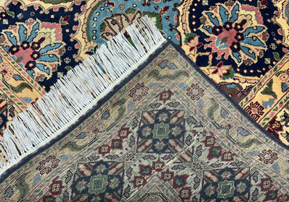 Hand-Knotted Afghani Heart Shape Wool Rug – 6’6″  x  9’2″ - Tampa Home & Garden Store