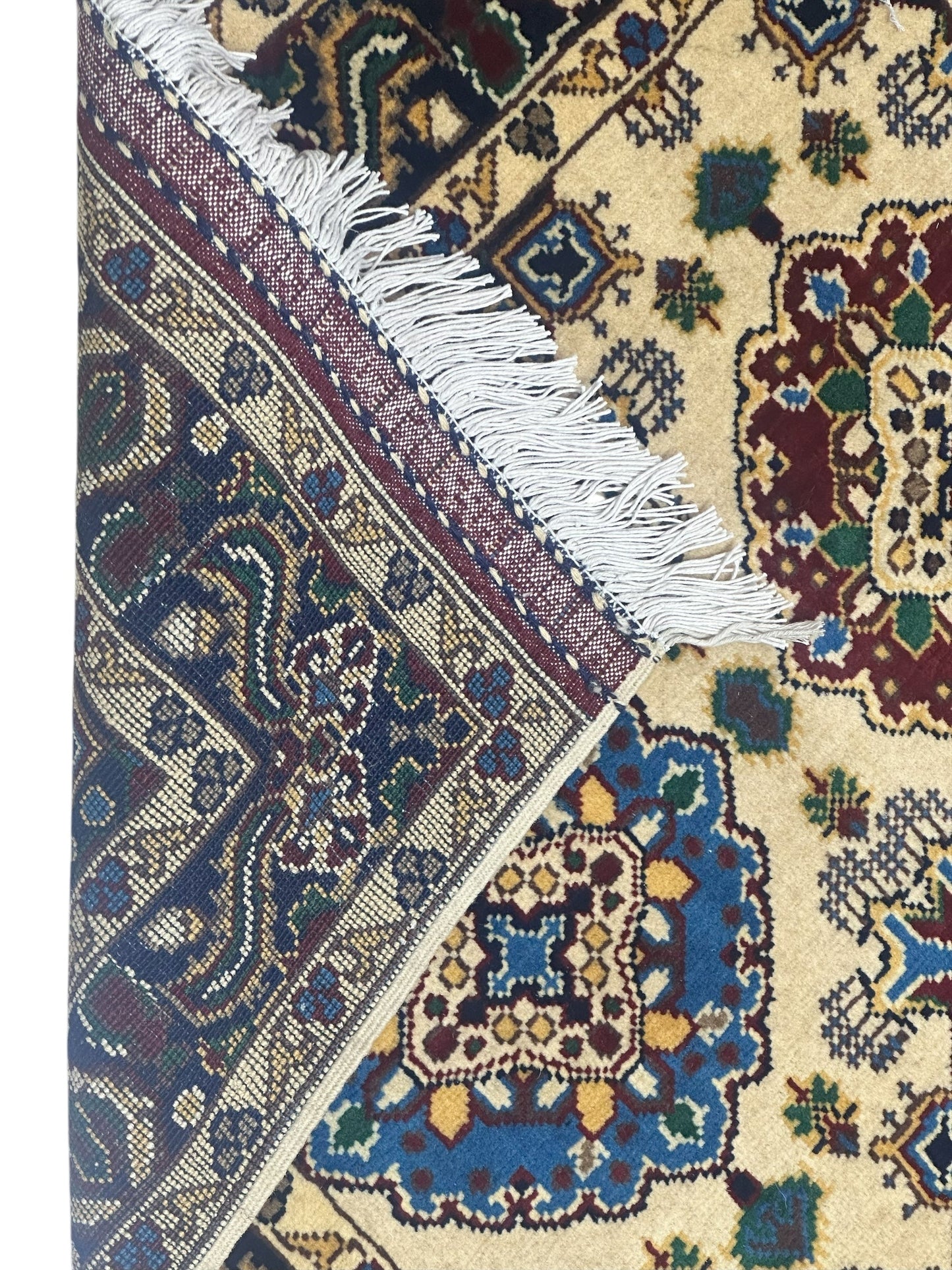 Hand-Knotted Afghani Kashi Wool Rug – 2’9″  x  4’4″ - Tampa Home & Garden Store