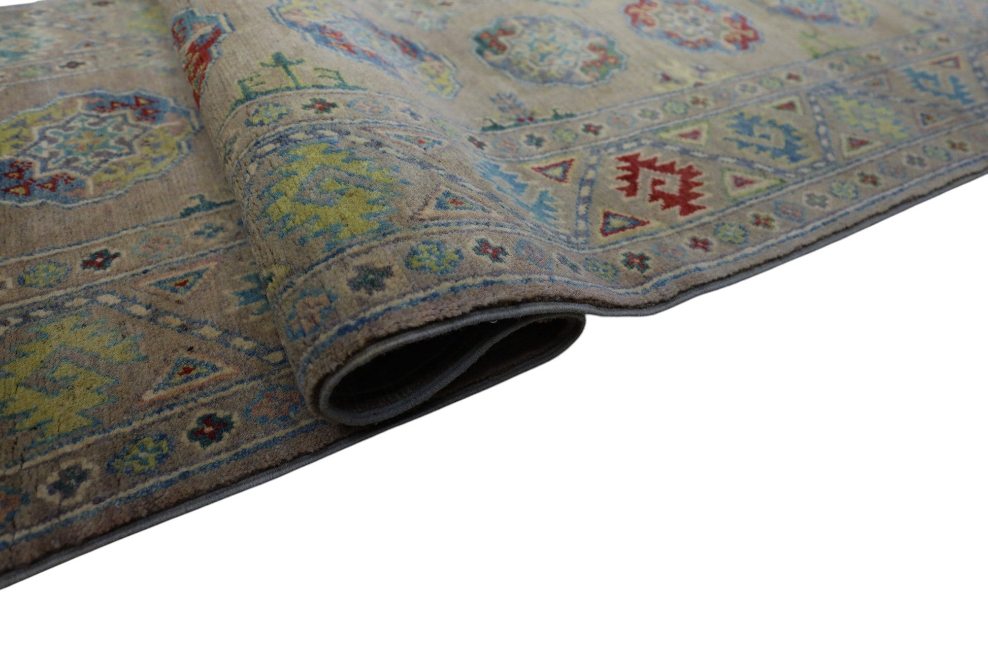 Hand-Knotted Afghani Kazak Wool Rug – 2’7″  x  10’0″ - Tampa Home & Garden Store