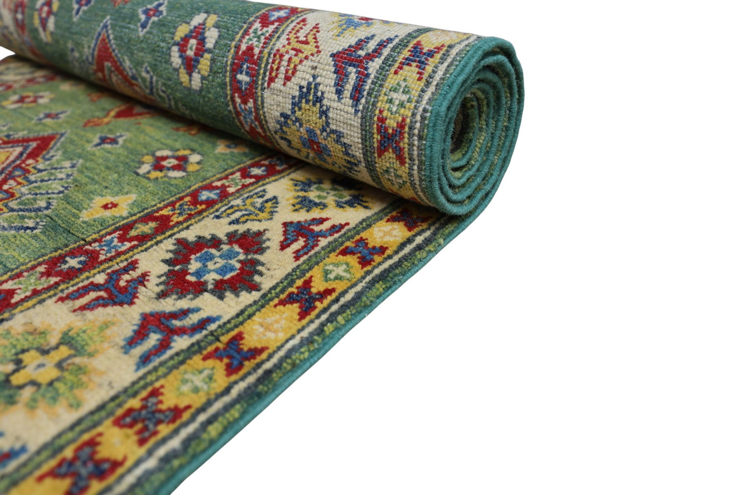 Hand-Knotted Afghani Kazak Wool Rug – 2’7″  x  9’8″ - Tampa Home & Garden Store