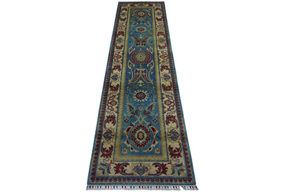 Hand-Knotted Afghani Kazak Wool Rug – 2’8″  x  9’9″ - Tampa Home & Garden Store