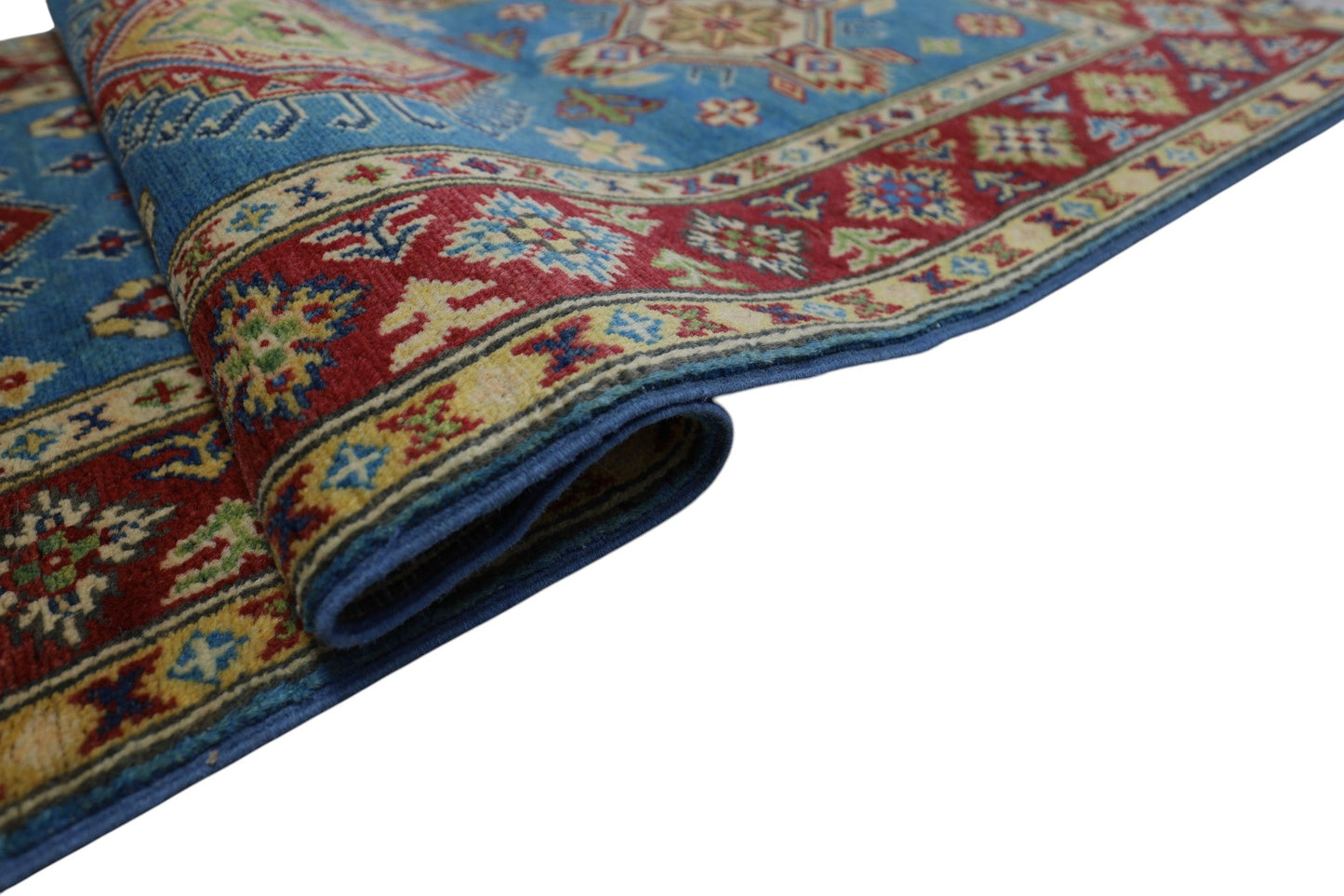 Hand-Knotted Afghani Kazak Wool Rug – 2’9″  x  9’9″ - Tampa Home & Garden Store