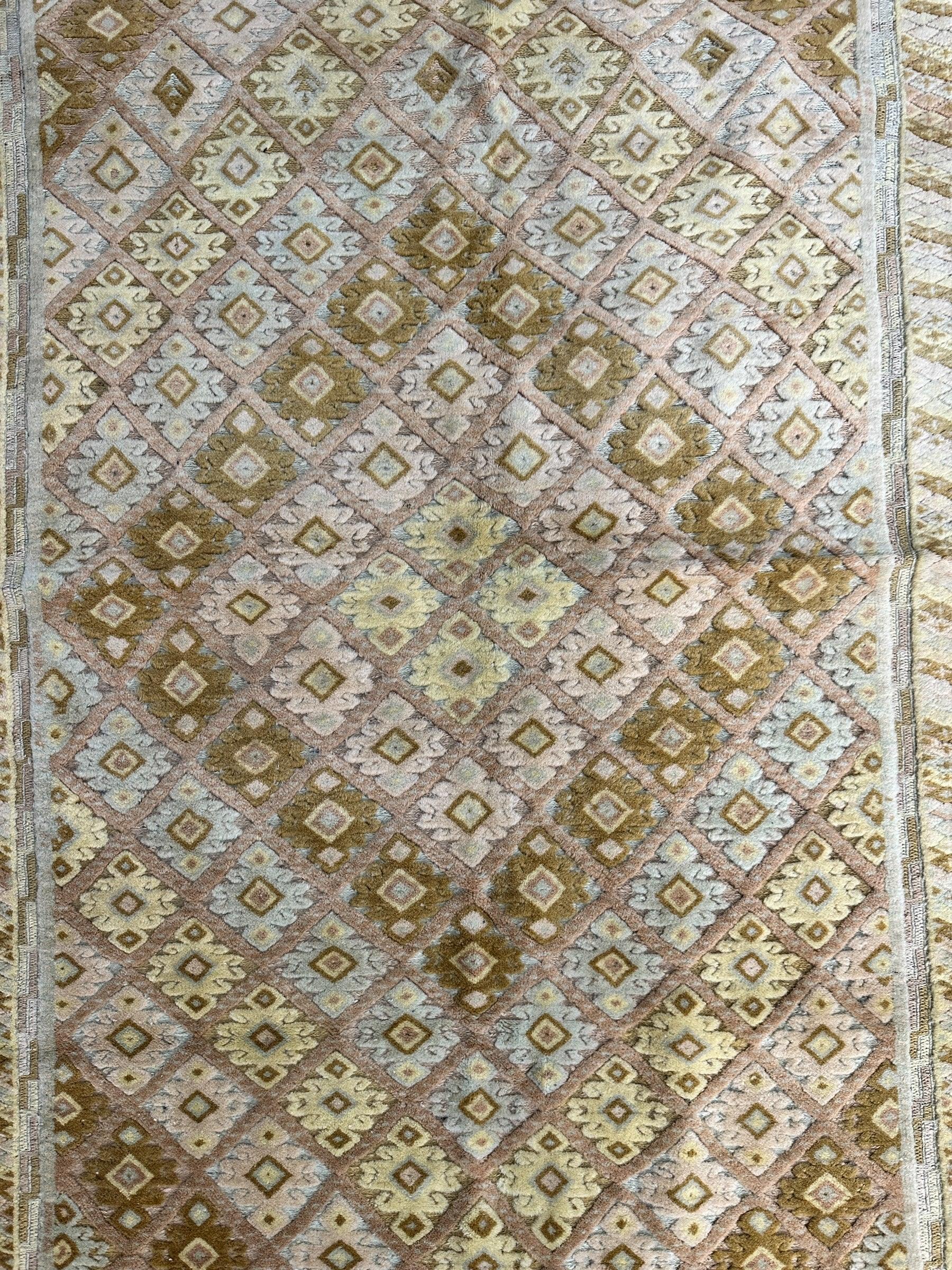 Hand-Knotted Afghani Nakhunak Wool Rug - 4' x 4'11" - Tampa Home & Garden Store