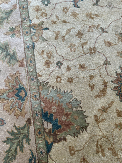 Hand-Knotted Oushak Soft Wool Rug 8 x 10 - Tampa Home & Garden Store