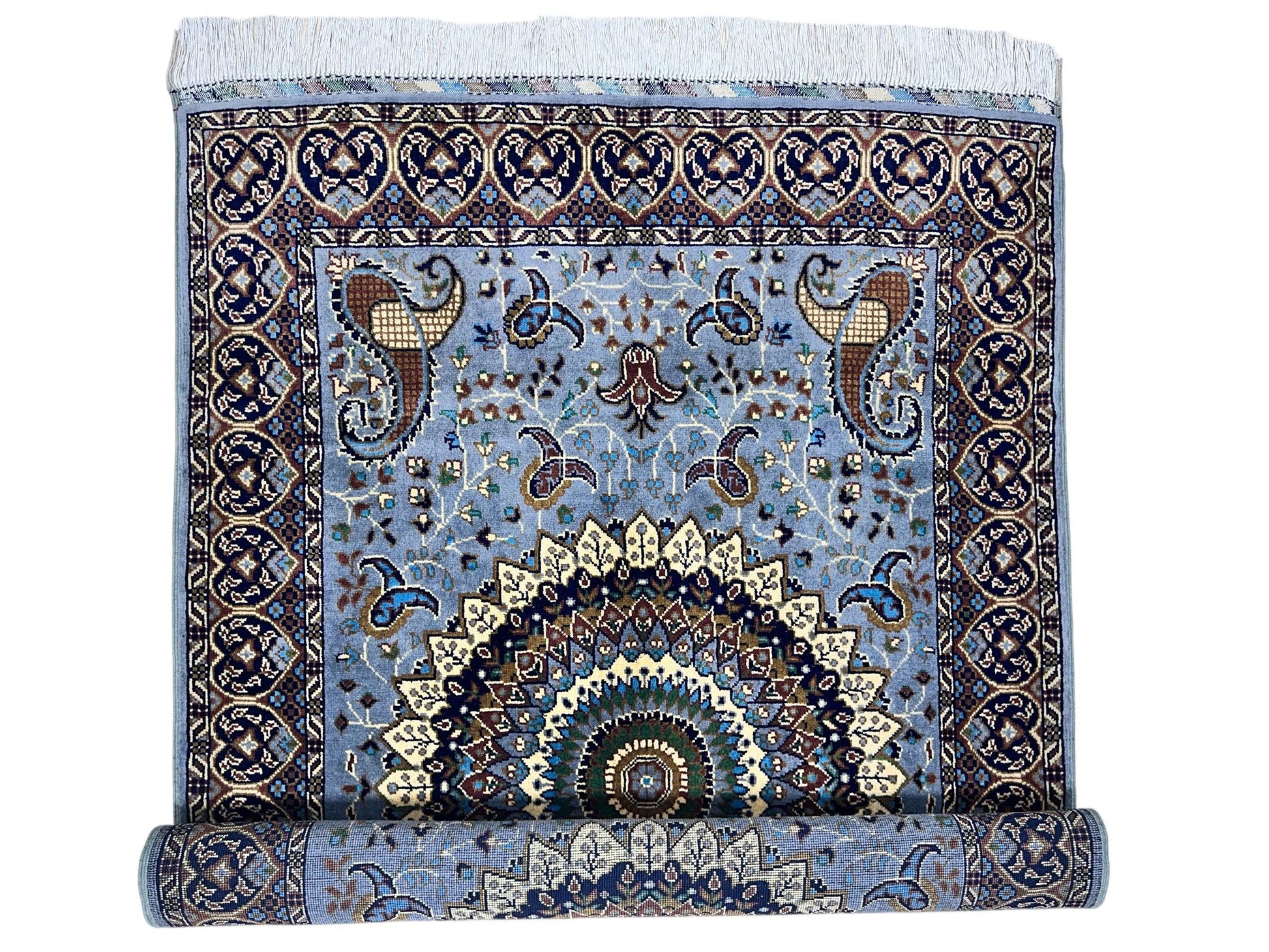 Hand-Knotted Parak Rug – Gray, 40” x 60” | Afghan Wool Rug - Tampa Home & Garden Store