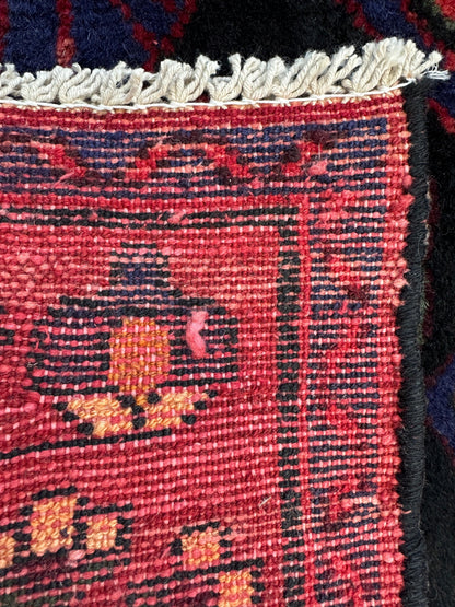 Hand-Knotted Persian Hamadan Runner - 3'6" x 10' | Tribal Wool Rug - Tampa Home & Garden Store