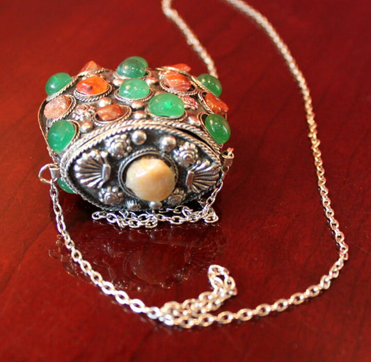 Hand Made Kuchi Tribal Purse or Pendant Pouch. May Serve as Jewelry. - Tampa Home & Garden Store