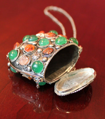 Hand Made Kuchi Tribal Purse or Pendant Pouch. May Serve as Jewelry. - Tampa Home & Garden Store