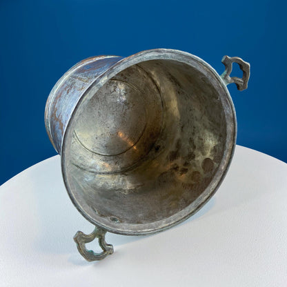 Hand Pounded Tin Copper Turkish Beverage Dispenser with Brass Spigot & Handles. Rustic Jug. - Tampa Home & Garden Store