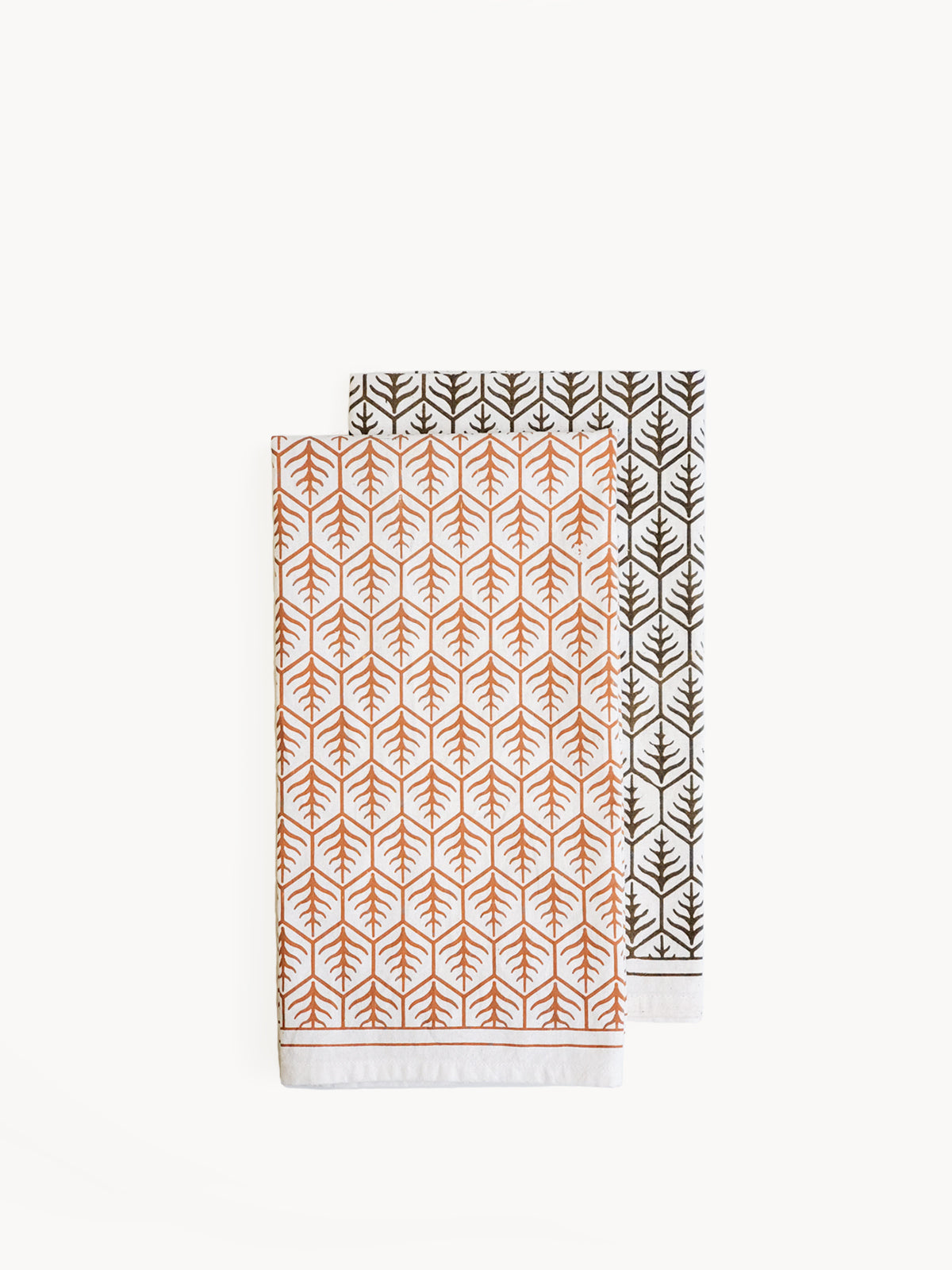 Hand Screen Printed Tea Towel - Set of 2 - Tampa Home & Garden Store